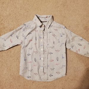 Dinosaur button down!